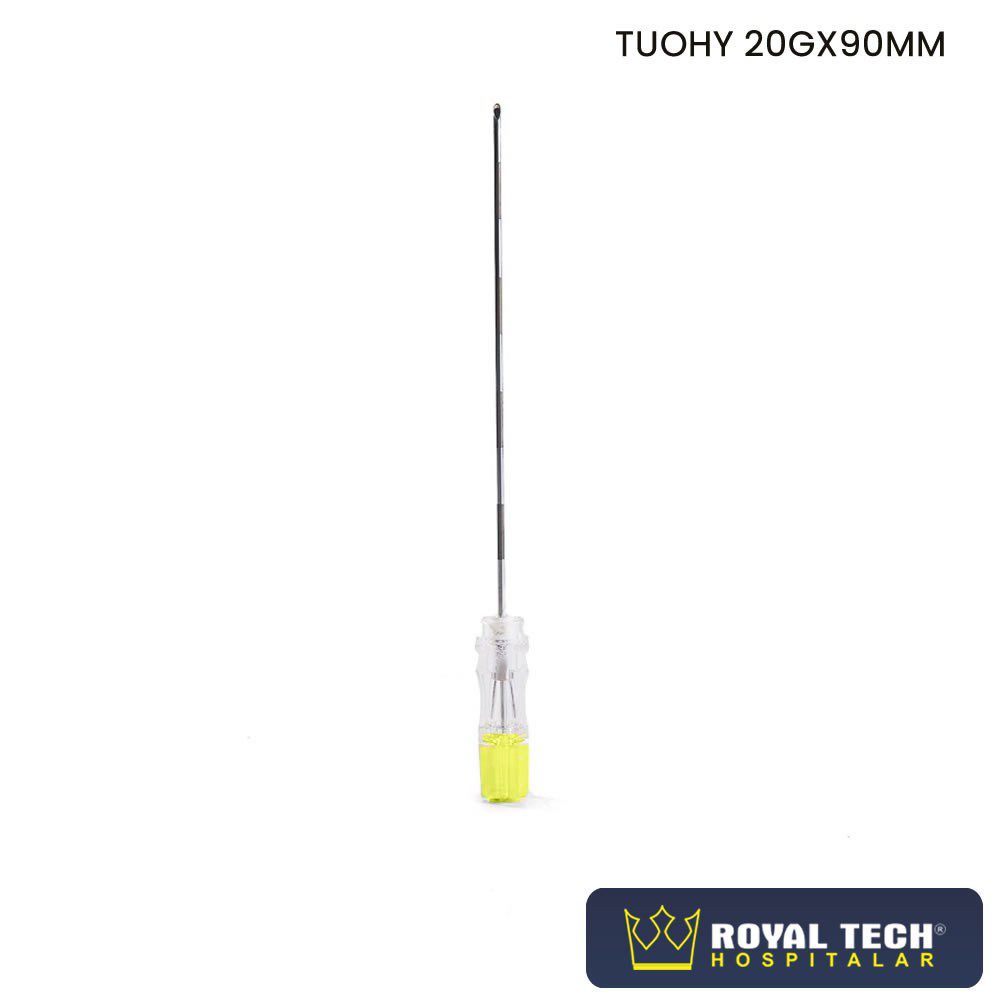 AGULHA PERIDURAL TUOHY GX MM BD Royal Tech Hospitalar