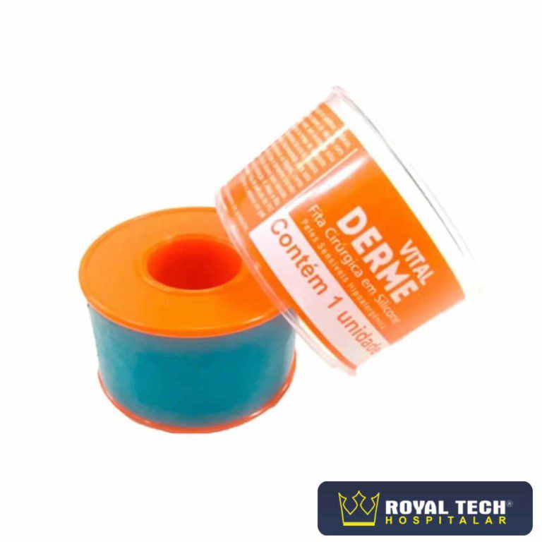 Fita Silicone 25cmx15m 1un Vitalderme Royal Tech Hospitalar