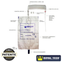 BOLSA COLETORA DE URINA 400ML (VETERINÁRIA) PCT10UN (RTI)