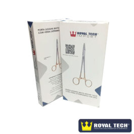 PORTA AGULHA MAYO HEGAR 16CM COM VIDEA (VETERINÁRIO) 1UN (RTI)