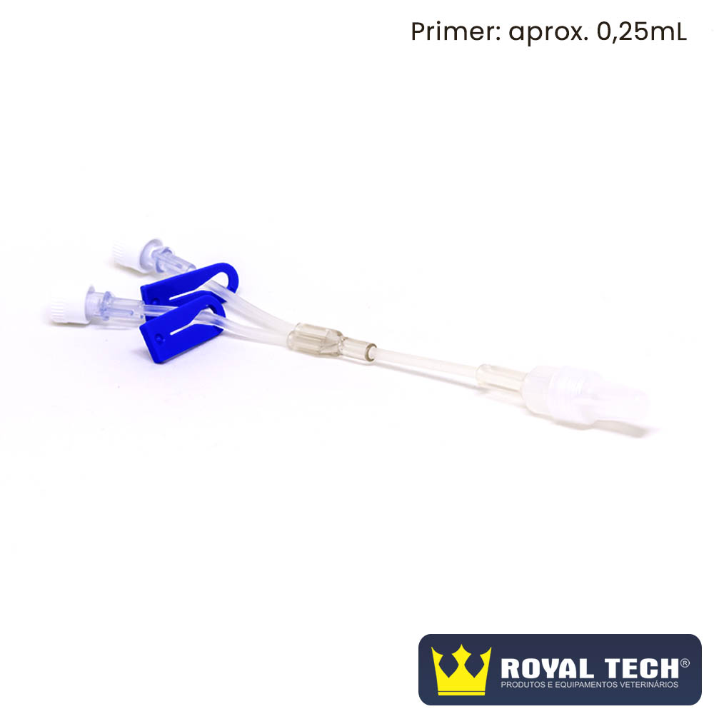 EXTENSOR DE EQUIPO MULTIVIAS NEONATAL COM CLAMP (3FR) LL (FORTECARE)