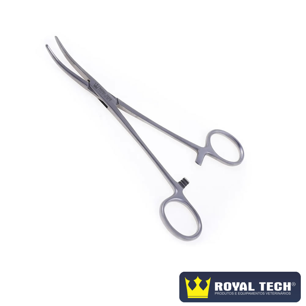 PINÇA HALSTEAD MOSQUITO CURVA 12.5CM (VETERINÁRIO) 1UN (RTI)