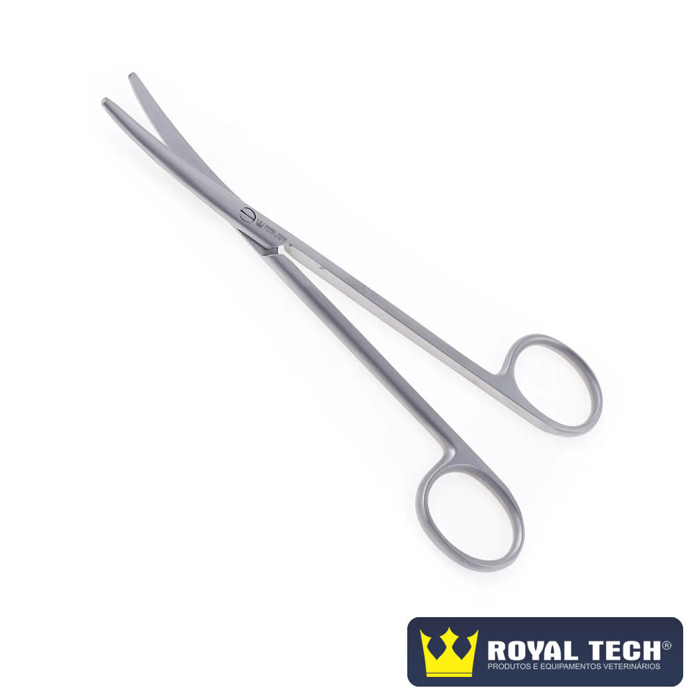 TESOURA METZENBAUM CURVA 14.5CM (VETERINÁRIO) 1UN (RTI)