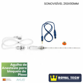AGULHA PARA BLOQUEIO PERIFÉRICO COM ESTIMULAÇÃO (HYBRID) 21X90MM (AKUS)