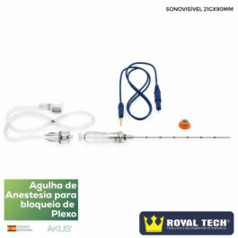 AGULHA PARA BLOQUEIO PERIFÉRICO COM ESTIMULAÇÃO (HYBRID) 21X90MM (AKUS)