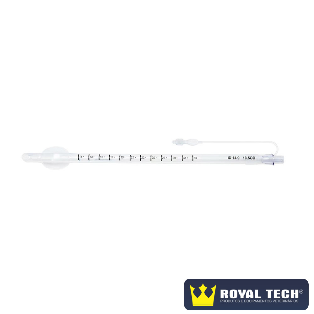 TUBO ENDOTRAQUEAL SILICONADO COM BALÃO (12MM) 1UN (VETCETERA) - Imagem 3